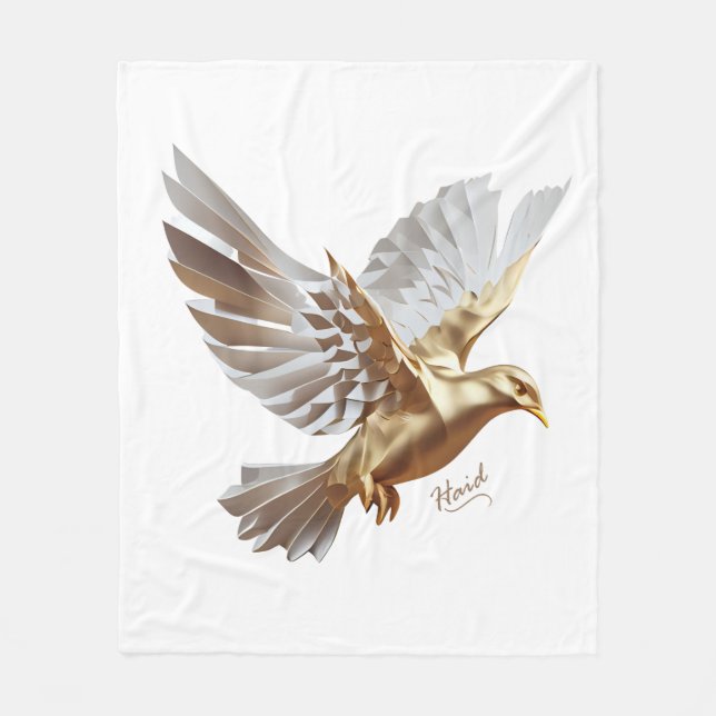 Couverture Polaire Golden Dove - AI (Devant)