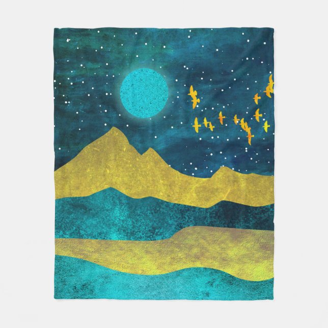 Couverture Polaire Golden Flock (Devant)
