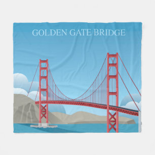 Couverture Polaire Golden gate bridge   San Francisco