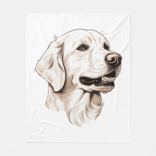 Couverture Polaire Golden Retriever 2