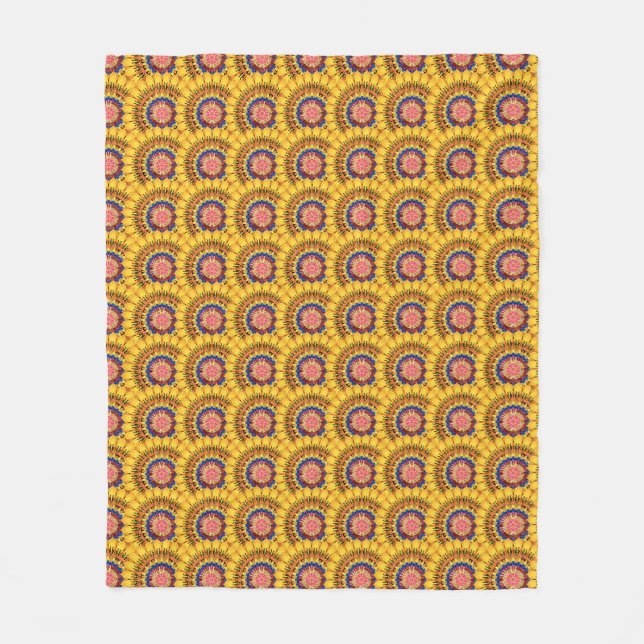 Couverture Polaire Golden sunburst  (Devant)