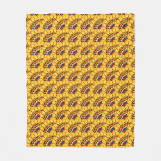 Couverture Polaire Golden sunburst 