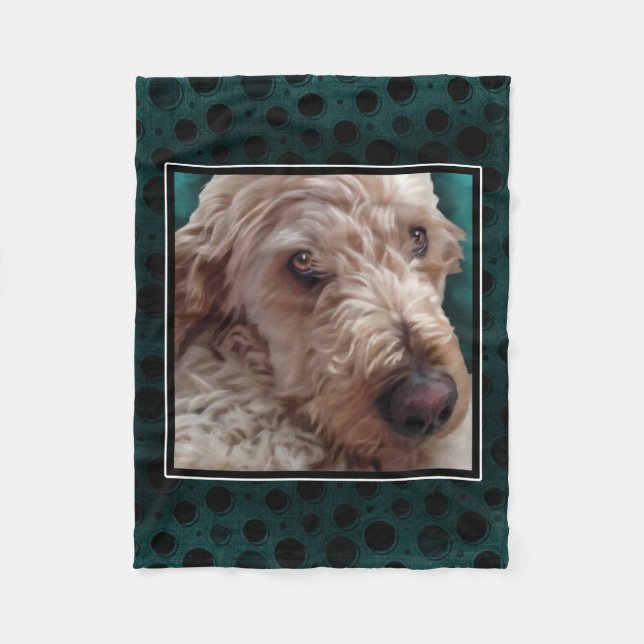 Couverture Polaire Goldendoodle (Devant)