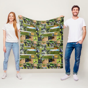 Couverture Polaire Golf Collage