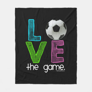 Couverture Polaire Golly filles : Le football - aimez le jeu