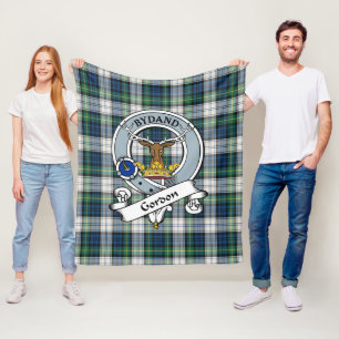 Couverture Polaire Gordon habille l'ancienne insigne de clan Tartan P