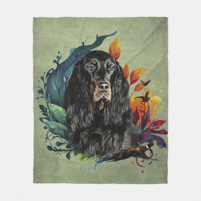 Couverture Polaire Gordon Setter (Devant)
