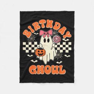 Couverture Polaire Goul Soky Saison Anniversaire Groovy Halloween Enf
