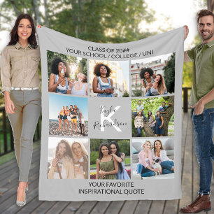 Couverture Polaire Graduation Devis Personnalisé 8 Grille Photo Gris
