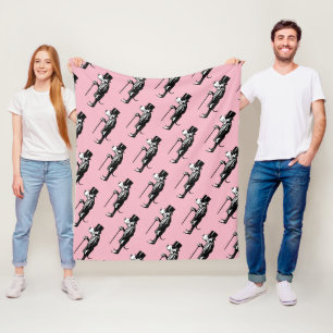 Couverture Polaire Grand Danois motif abstrait