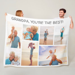 Couverture Polaire Grand-enfant Grand-père Vous êtes le meilleur 7 ph