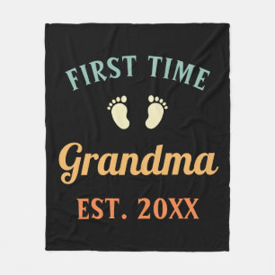Couverture Polaire Grand-mère Abuela Nonna Grammy Première Grand-mère