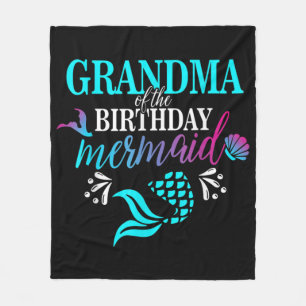 Couverture Polaire Grand-mère de The Birthday Mermaid