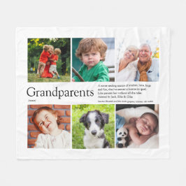 Couverture Polaire Grand-parents Définition Collage photo