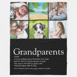 Couverture Polaire Grand-parents Définition Collage photo