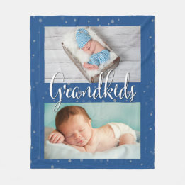 Couverture Polaire Grand-parents Grand-enfants Customisé Fleece Blank