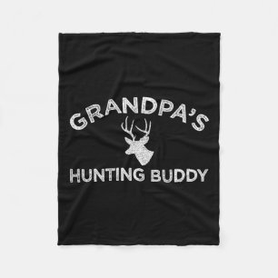Couverture Polaire Grand-père de chasse Buddy Amusants Deer Hunting