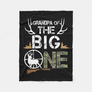 Couverture Polaire Grand-Père Du Gros Anniversaire Boy Deer Hunter Ca