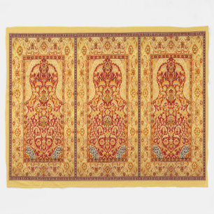 Couverture Polaire Grand tapis de prière musulman lavable à 3 personn