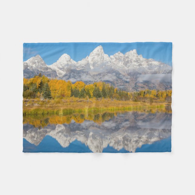 Couverture Polaire Grand Teton Mountains Wyoming (Devant (Horizontal))