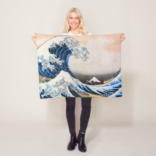 Couverture Polaire Grande vague, Hokusai, Ukiyo-e