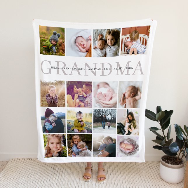 Couverture Polaire Grandma personnalisée (Créateur téléchargé)