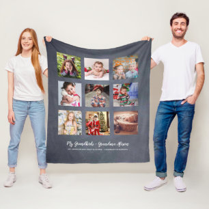 Couverture Polaire GRANDPARENTS CADEAUX DE PHOTOS - Tableau de bord