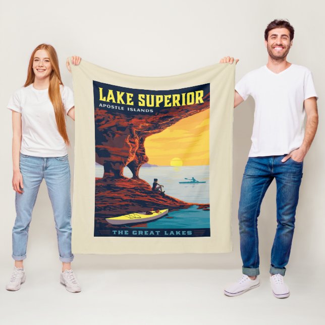 Couverture Polaire Grands Lacs | Lac Supérieur (En situation)