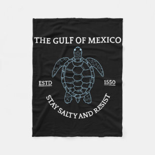 Couverture Polaire Graphic Sea Turtle Golfe Du Mexique Est 1550