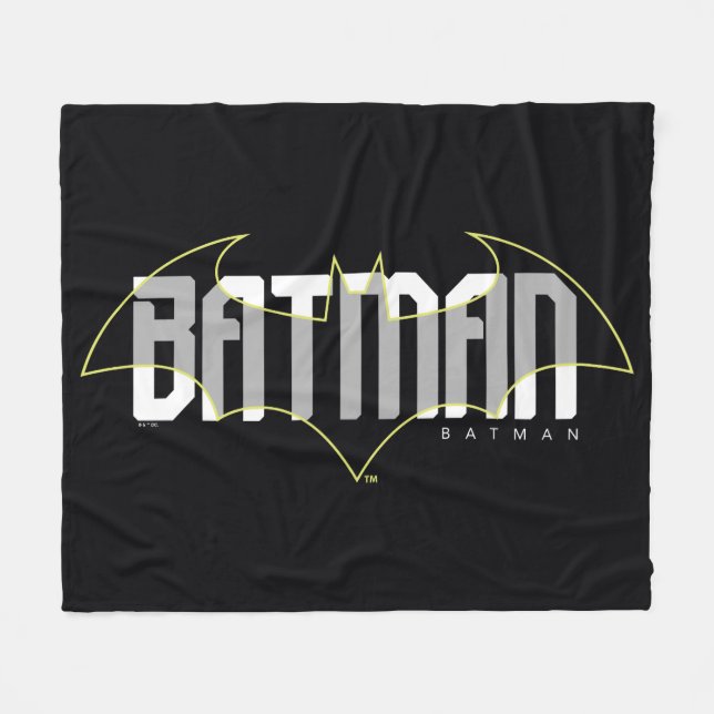 Couverture Polaire Graphisme Batman Nom Hi-Tech (Devant (Horizontal))