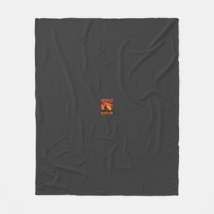 Couverture Polaire Graphisme Maison Hantée Chat Noir Halloween Fais S
