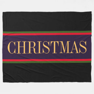 Couverture Polaire Gras Violet Noir Rouge Vert NOËL Grandes