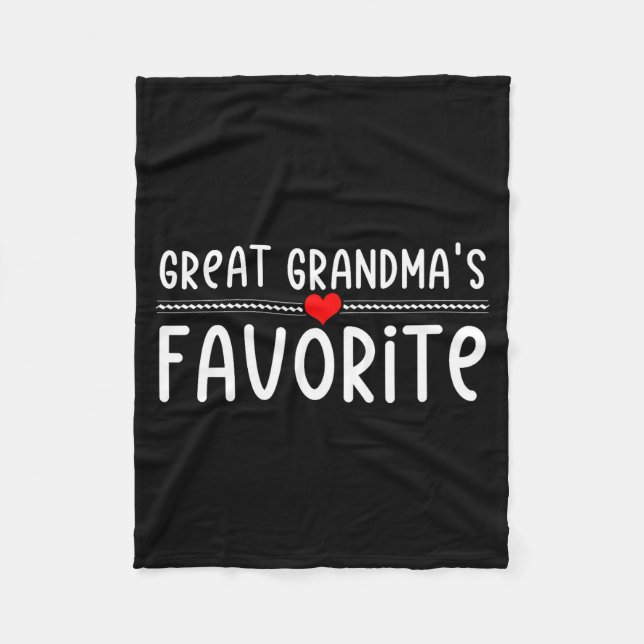 Couverture Polaire Great Grandmas Favorite  (Devant)