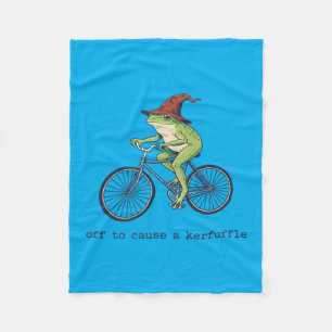 Couverture Polaire Grenouille drôle pour causer une agitation