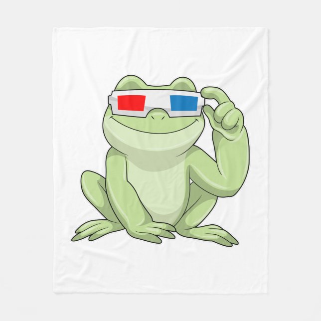 Couverture Polaire Grenouille Glasses (Devant)