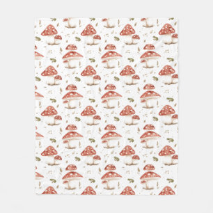 Couverture Polaire Grenouilles des bois et champignons Amanite tue-mo