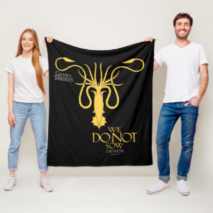 Couverture Polaire Greyjoy Sigil - Nous ne semons pas