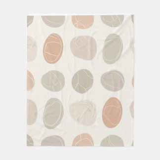 Couverture Polaire Grille de galets doux Cosy Inspiré de la Terre