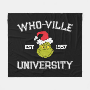 Couverture Polaire Grille   Who-ville University Est 1957
