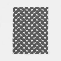 Gris de motif de silhouettes d'Akita
