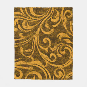 Couverture Polaire Gris floral, texture transparente haute résolution