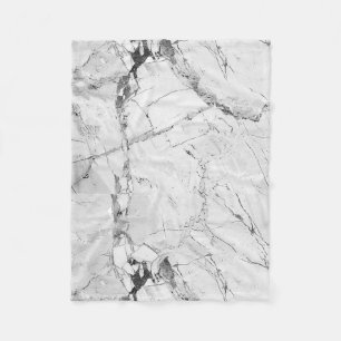 Couverture Polaire Gris "Tourbillon de brume de granit" Texture en ma