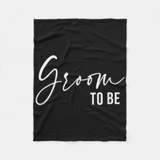 Couverture Polaire Groom To Be, Bachelorette Mariage