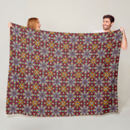 Couverture Polaire Groovy Heavenly Flower Power