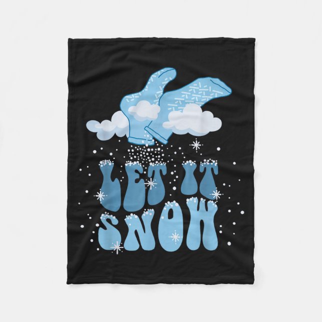 Couverture Polaire Groovy Let It Snow Pct Patient Care Tech Nurse Chr (Devant)