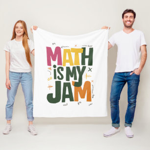 Couverture Polaire Groovy Math est mon truc premier jour de rentrée s