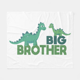 Couverture Polaire Gros frère dessin animé dinosaure garçons nursery