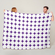 Gros Pois blancs violets
