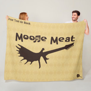 Couverture Polaire Groupe de Rock Moose Meat
