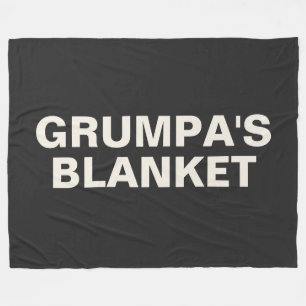Couverture Polaire Grumpa Drôle cadeau Gag pour Grumpy Grandpa